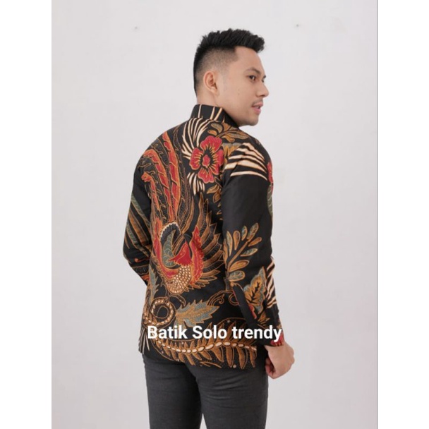 WIBOWO KEMEJA BATIK / BAJU BATIK LENGAN PANJANG KAIN HALUS MURAH LAPIS FURING