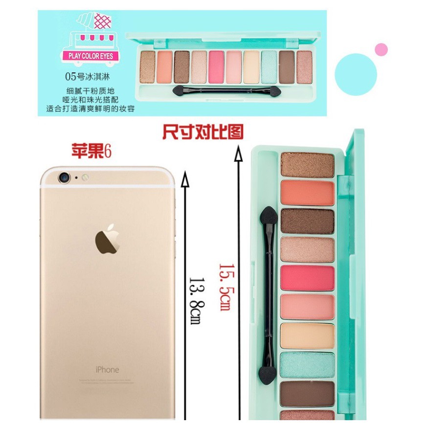 10 Warna Eyeshadow Lameila 10 Colour Palette Eyeshadow Play Color Eyes - Nude Color Eye shadow Termurah Make up / La Mei La Eyeshadow Palette / Eyeshadow Waterproof Tahan Air Tahan Lama / Eyeshadow Korea Lengkap Eyeshadow Murah Kosmetik Wanita Makeup