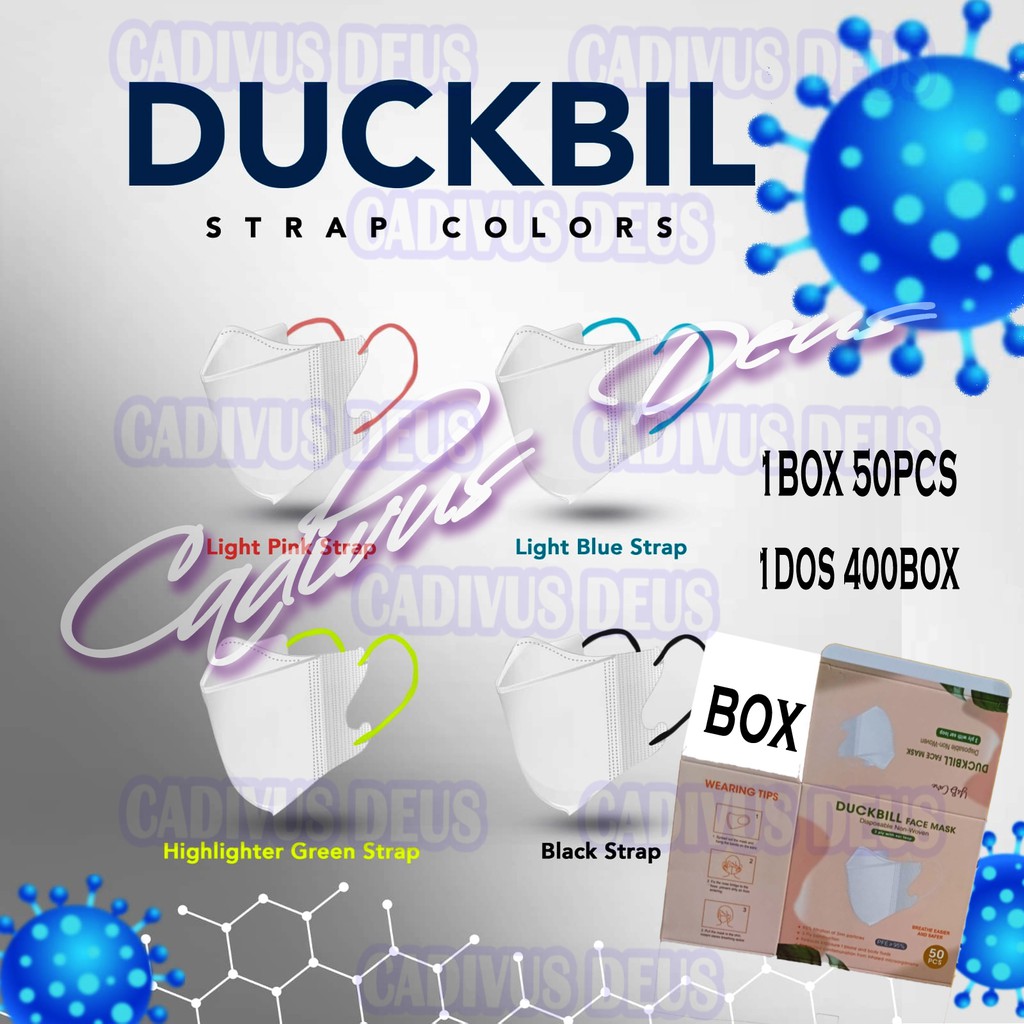 MASKER DUCKBILL - 1BOX ISI 50PCS