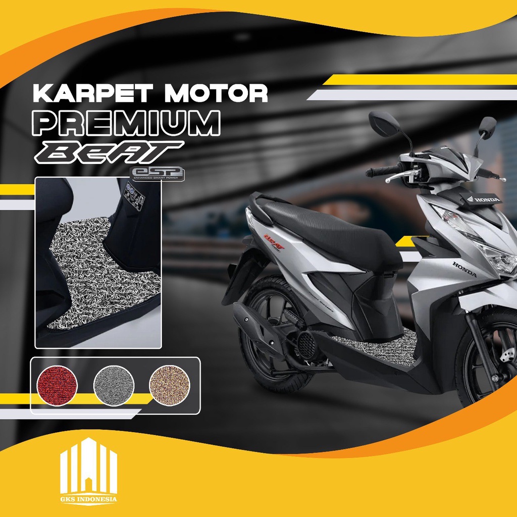 PRESTIGE - KARPET MOTOR - HONDA BEAT 2020 - PREMIUM - COIL MAT