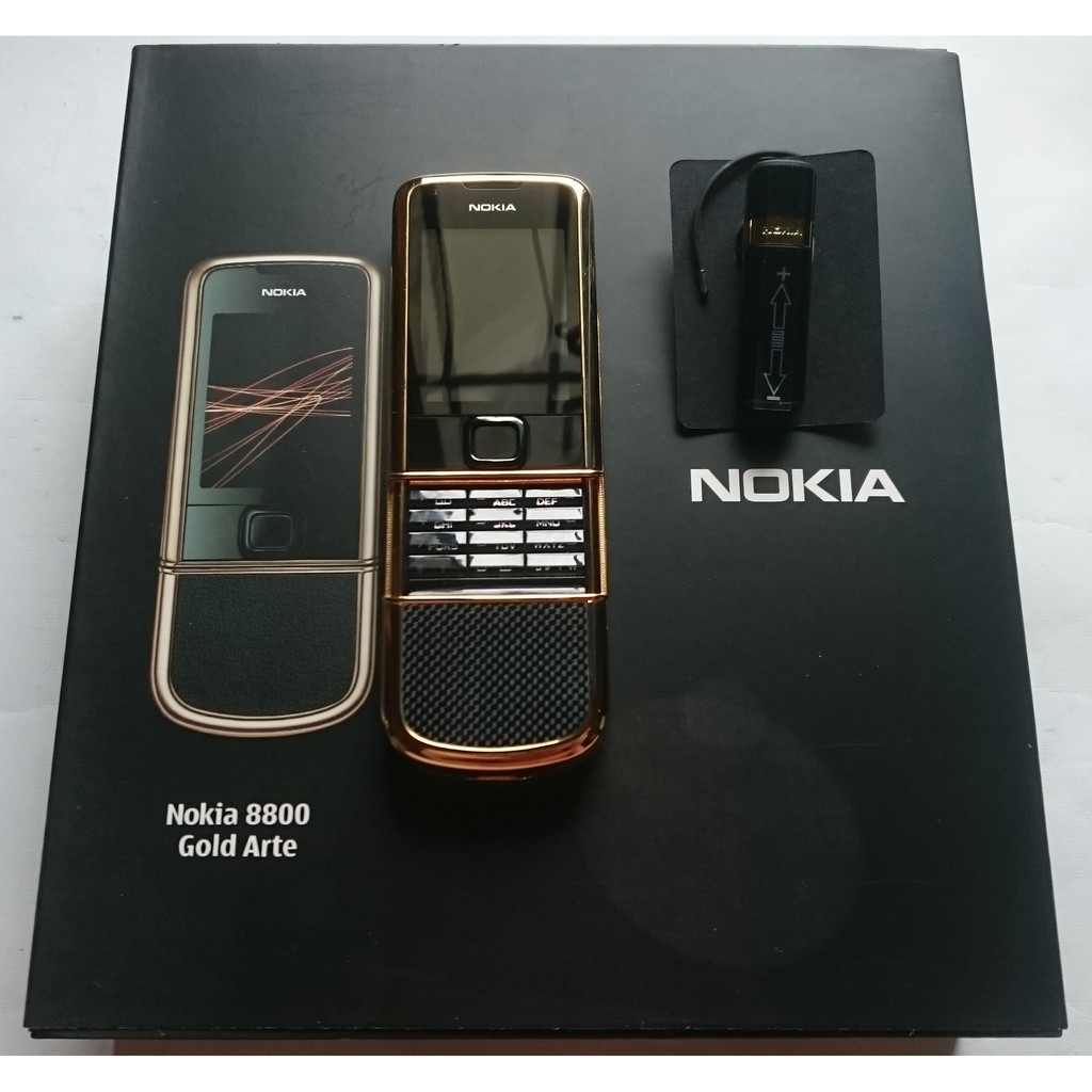 Nokia 8800 Gold / Carbon Arte (Carbon Black List Gold)