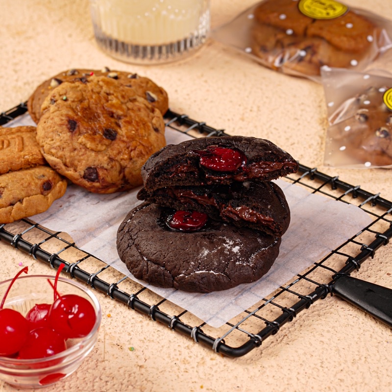 

soft cookies kedaiben rasa blackforest