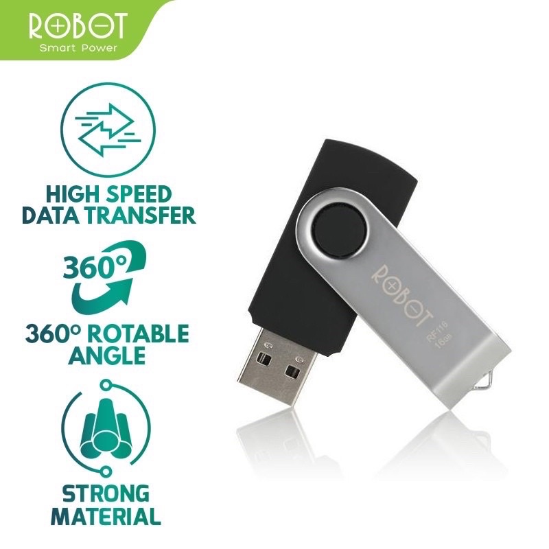 GROSIR FLASHDISK ROBOT 16GB ORIGINAL HIGH SPEED DATA