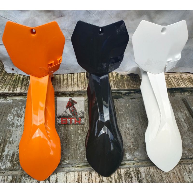 spakbor dan papan nomer KTM 250 sixdays slebor depan dan papan nomer KTM 250,KLX gordon