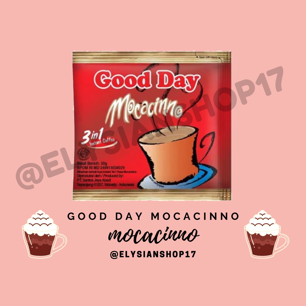 

Good Day Mocacino / Moccacino 1 Renceng (10 Sachet)