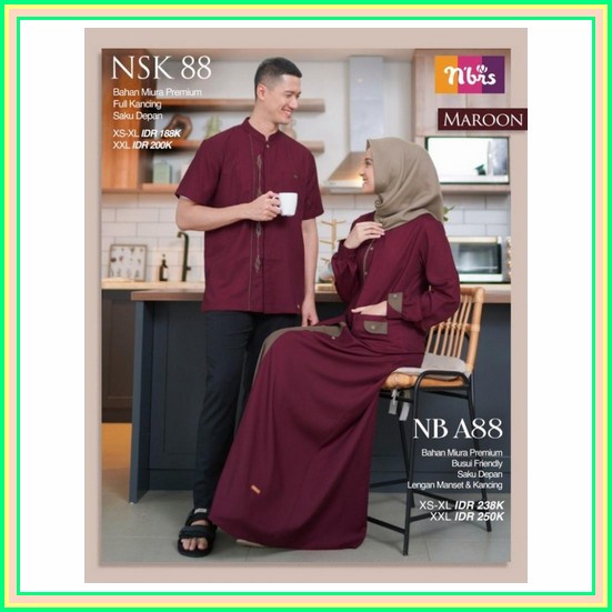 Mira Couple Muslim Busui/Couple Pasangan/Couple Kondangan/Couple Muslim Terbaru/Couple Muslim Lebara
