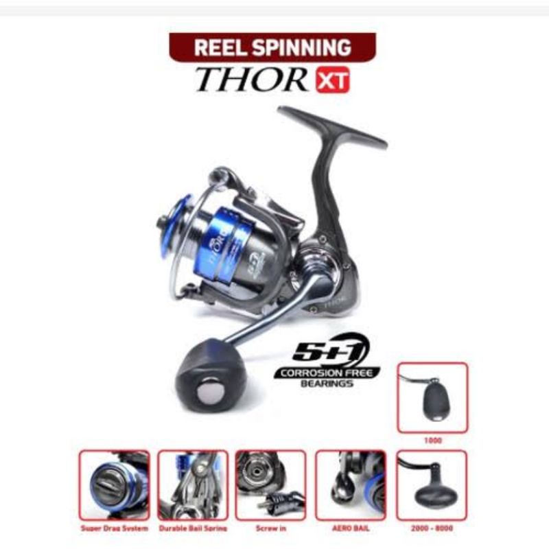 Reel Pancing Maguro THOR XT 1000 2000 3000 4000 5000 6000 8000 |  Reel Spinning