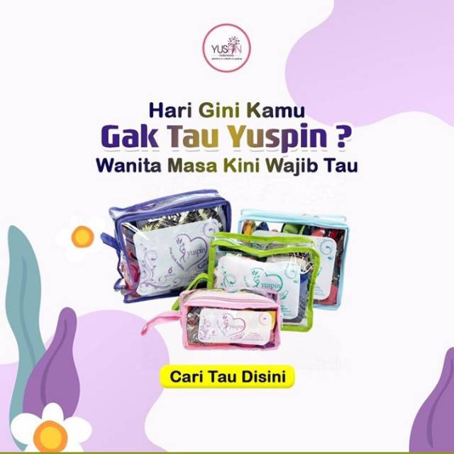 Yuspin ecer pembalut kain cuci ulang yuspin manspad