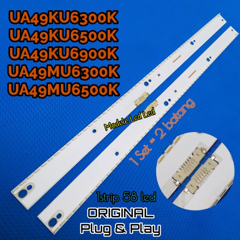 BACKLIGHT SAMSUNG UA49KU6300K UA49MU6300K 49KU6300 49MU6300 49KU 49MU