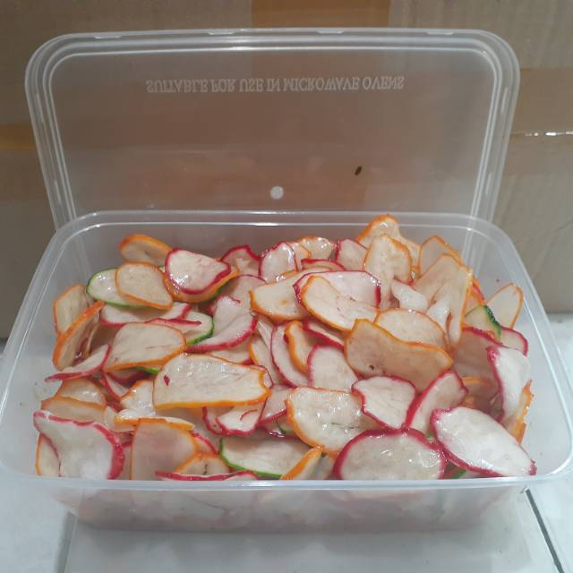 

KERUPUK SEBLAK WARNA 200GRAM KEMASAN BOX