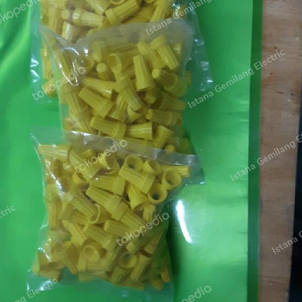 ✺ LASDOP PUTAR UNTUK SAMBUNGAN KABEL 2.5mm - 4mm KUNING ♫