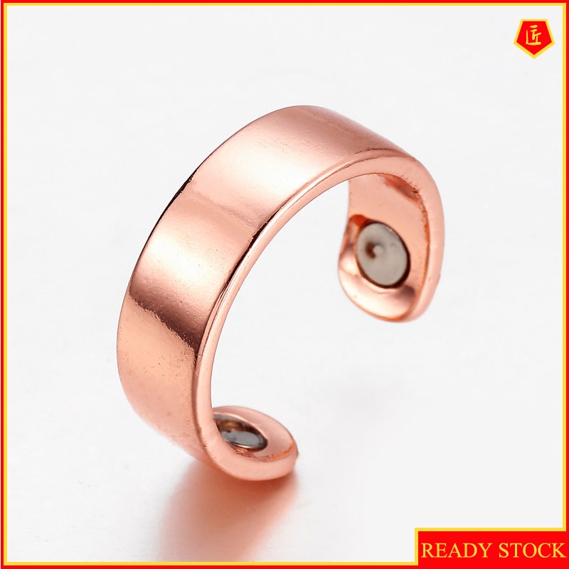 [Ready Stock]Personalized Magnetic Health Care Ring Rose Gold Creative