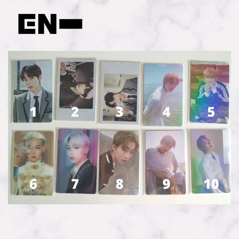 ENHYPEN SUNOO PHOTOCARD ||MEMBERSHIP KIT ||tag. Hee,Niki,Jake,Jae,Sunghoon,Sunoo,Jungwon