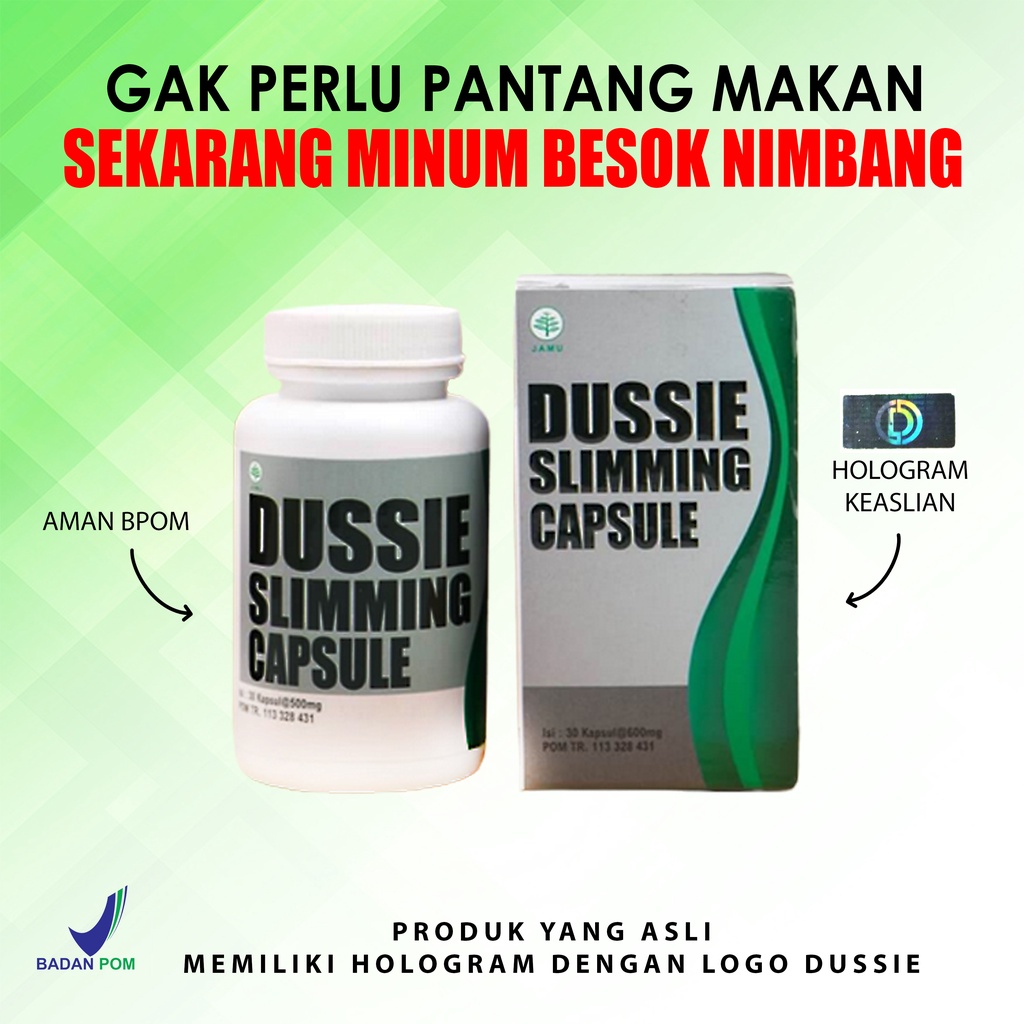 Dussie Slim Capsule Herbal BPOM