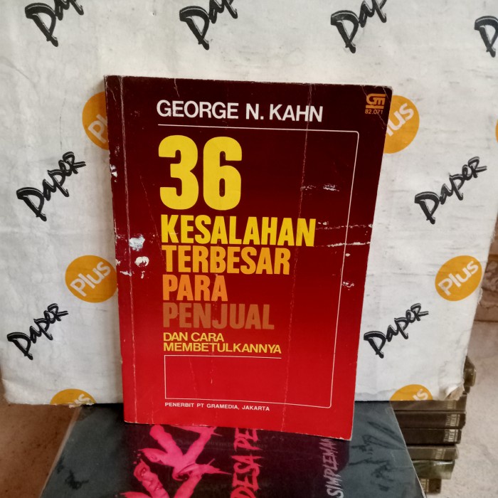 ORI 36 KESALAHAN TERBESAR PARA PENJUAL DAN CARA MEMBETULKANNYA