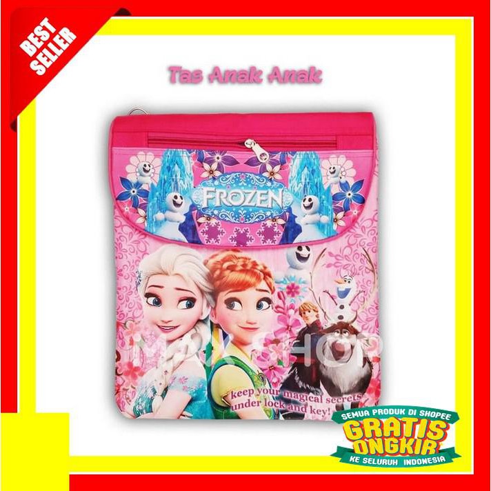 TAS TRENDY FROZEN / TAS ANAK / TAS FROZEN ANNA ELSA / FROZEN BAG EKSKLUSIF