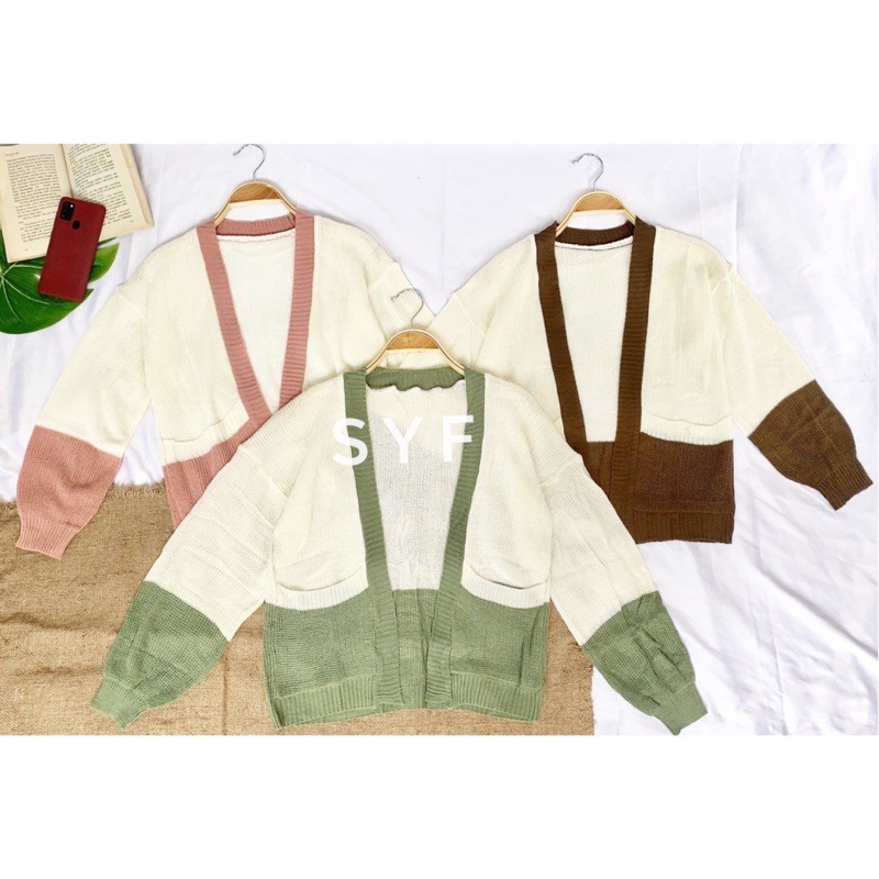 Kardigna Rajut Wanita /Kardigan Rajut /Kardigan Rajut Kancing/Kardigan Rajut Saku/Kardigan Termurah