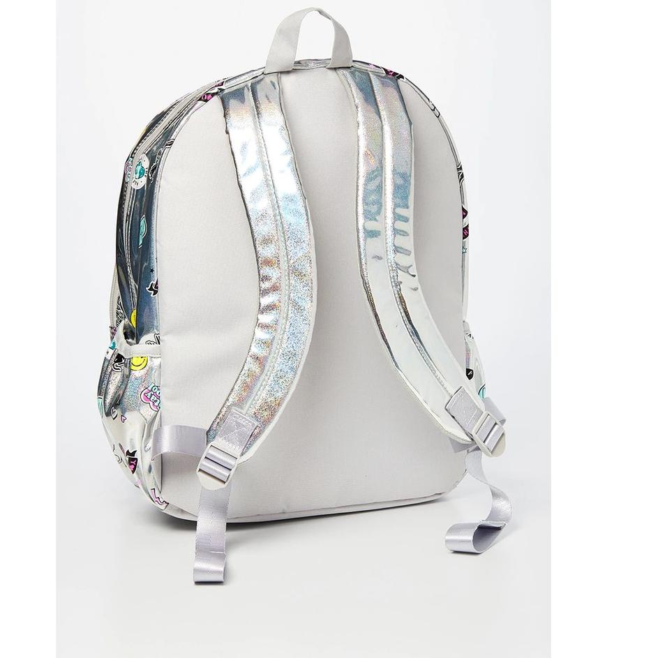 Paling Dicari.. Justice Girls Holo Sticker Pocket Backpack & Wristlet - Tas Ransel Anak Perempuan (S