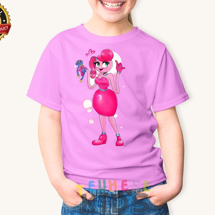 baju kaos anak anak  mommy long legs POPPY PLAYTIME