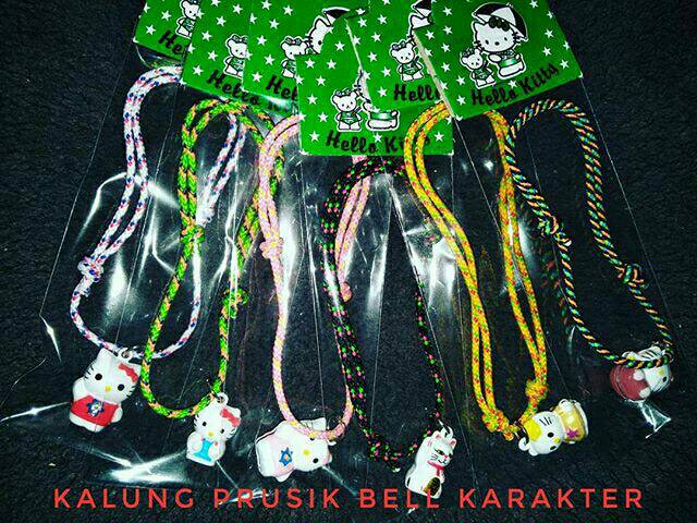 Kalung kucing prusik bell karakter