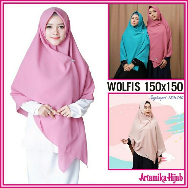 Jilbab Segi Empat Syari 150x150 wolfis wollpeach hijab jilbab syari
