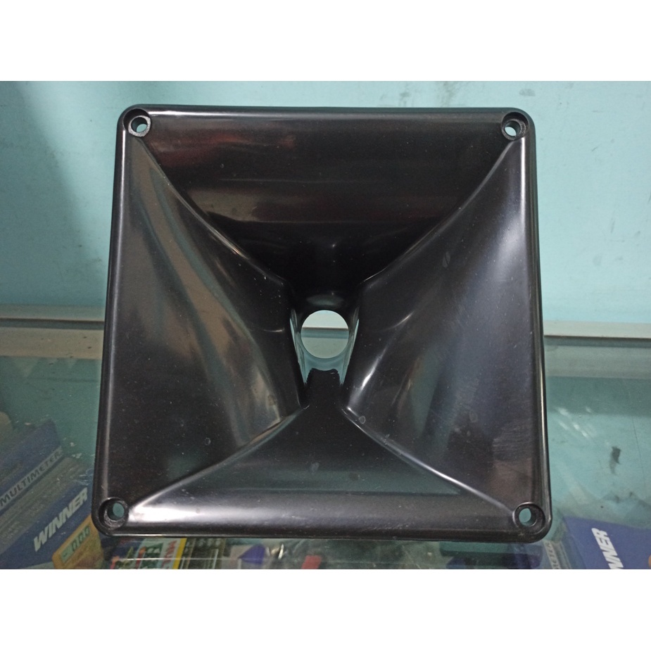 Corong DRIVER TWEETER Bahan Plastik Berkualitas TEBAL 16x16 cm