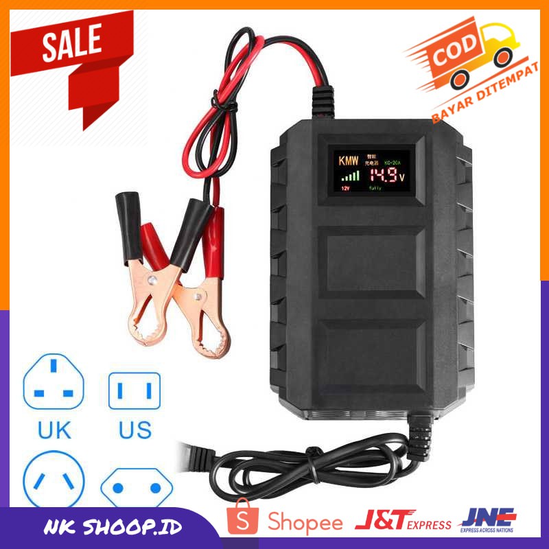 Charger Aki Mobil Lead Smart Battery Charger 12V20A - DXY88