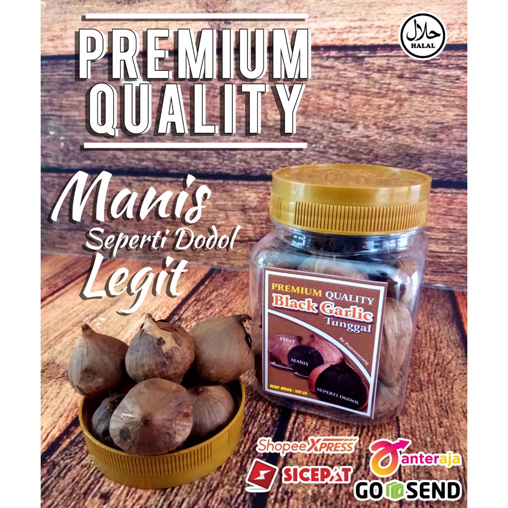 

Herbal Black Garlic Tunggal PREMIUM ( BUKAN BAWANG KATING ) Bawang Putih Hitam Tunggal 100 gram