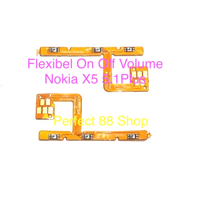 Flexibel Nokia On Off Volume 5.1+ 5.1Plus X5 TA1105