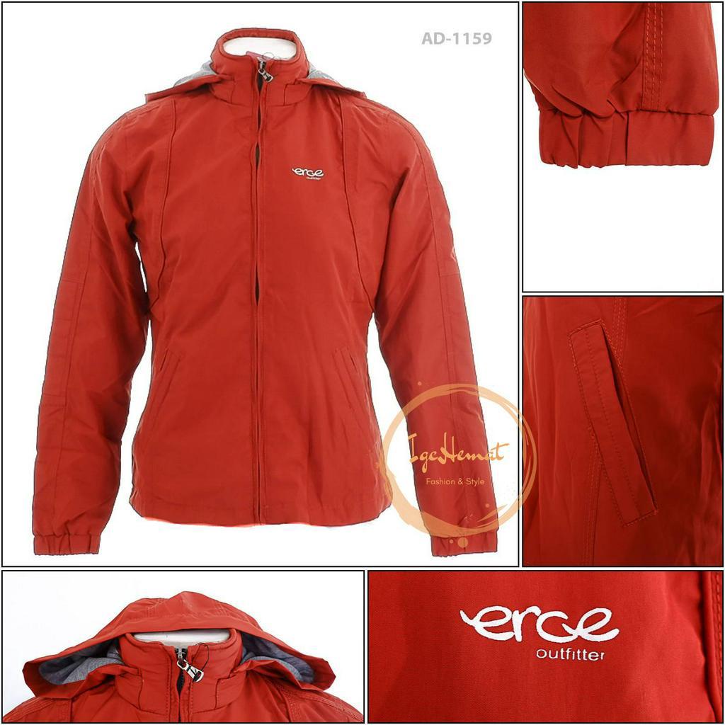 JAKET PARASIT PEREMPUAN ORANGE ERCE M-XL[AD1159]