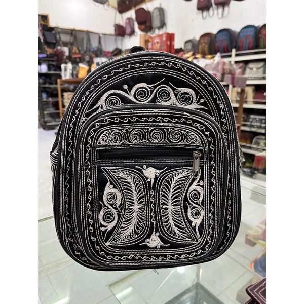 tas ransel mini motif aceh