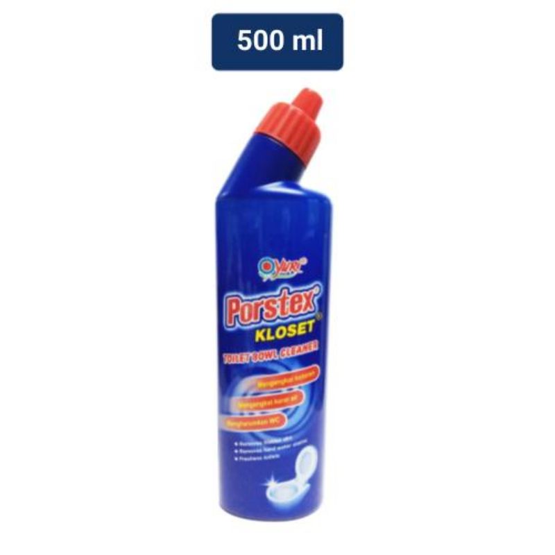 Porstex Kloset Toilet Bowl Cleaner 500ml PEMBERSIH Kloset Kamar Mandi Pembunuh Kuman 500ml - Porstek Kloset