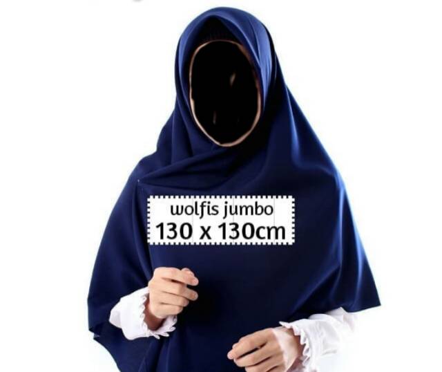 FLASH SALE Kerudung segi empat wolfis jumbo jilbab segi empat syar'i kerudung 130×130 dan 150×150