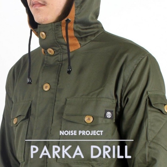 PARKA JACKET DRILL NOISE PROJECT ORIGINAL