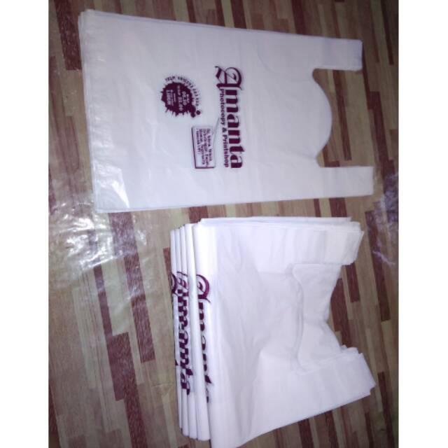 

Sablon kantong kresek ukuran 30*40 per500pis