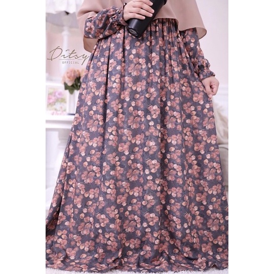 AUTUMN CHARCOAL NIGHTGOWN DITSY NOVEMBER 2021 (SIZE M)