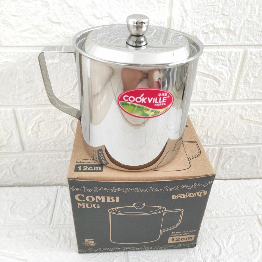 Mug Cookville Korea 12cm stainless steel