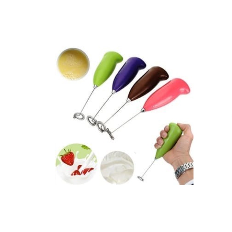 Pengocok kopi dalgona telur Foam Hand Mixer Mini Elektrik Automatis