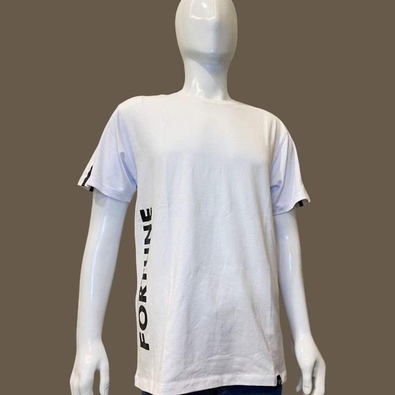 Kaos T-Shirt Pria Baru Putih TX Active Wear Executive Bahan Premium Round Neck Ukuran M L XL