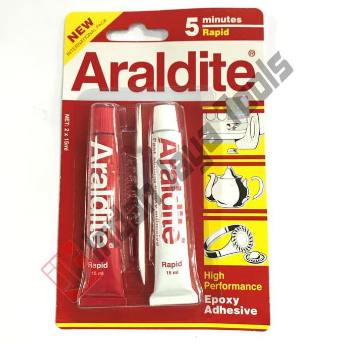 

Murah Meriah Araldite Merah 5 Menit Rapid - Lem Epoxy Besi