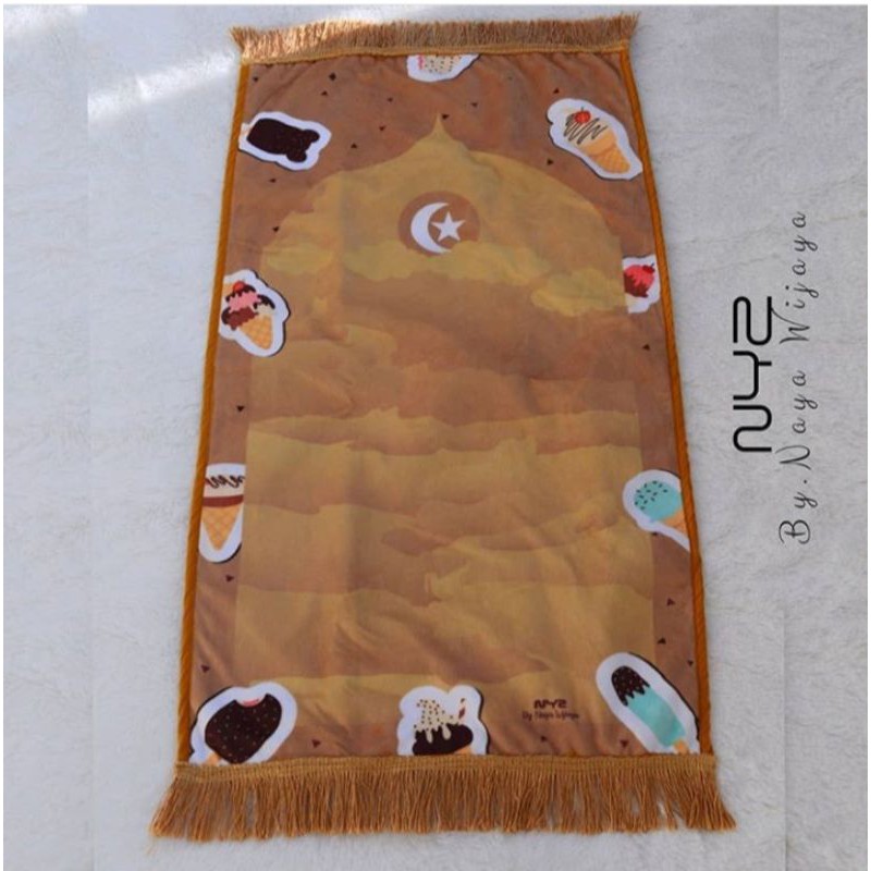 sajadah printing bulu anak