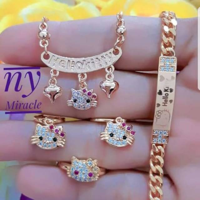 Perhiasan kitty anak xuping termurah