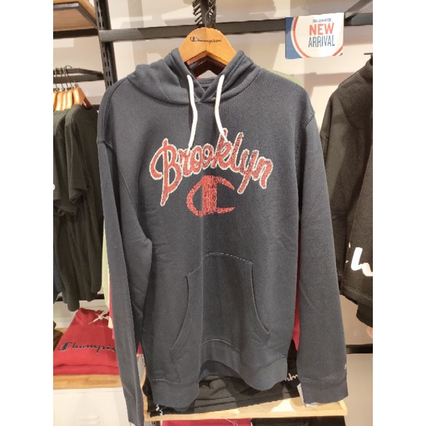 ORIGINAL 100 || CHAMPION BROKLYN NVY LEGITIMATE HYPE HOODIE