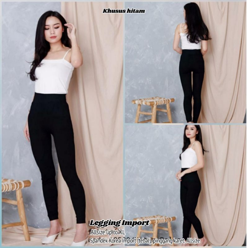 Legging Spandek Import L //JF4056