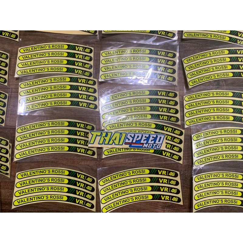 

stiker vleg valentino rossi 1pack isi 4pcs