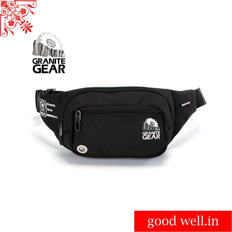 tas pinggang/tas fasion/tas import pria granite gear G5002 - Hitam