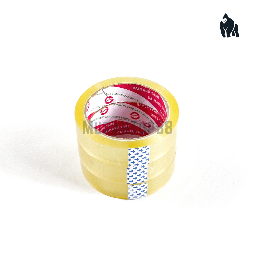 

Isolasi Bening 1 Inch Daimaru / Selotip Sedang Lakban OPP [24 MM x 72 YARD]