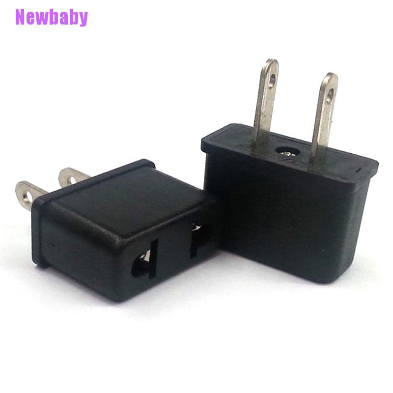 (Newbaby) Adaptor Converter Power Plug Us Standar Untuk Travel