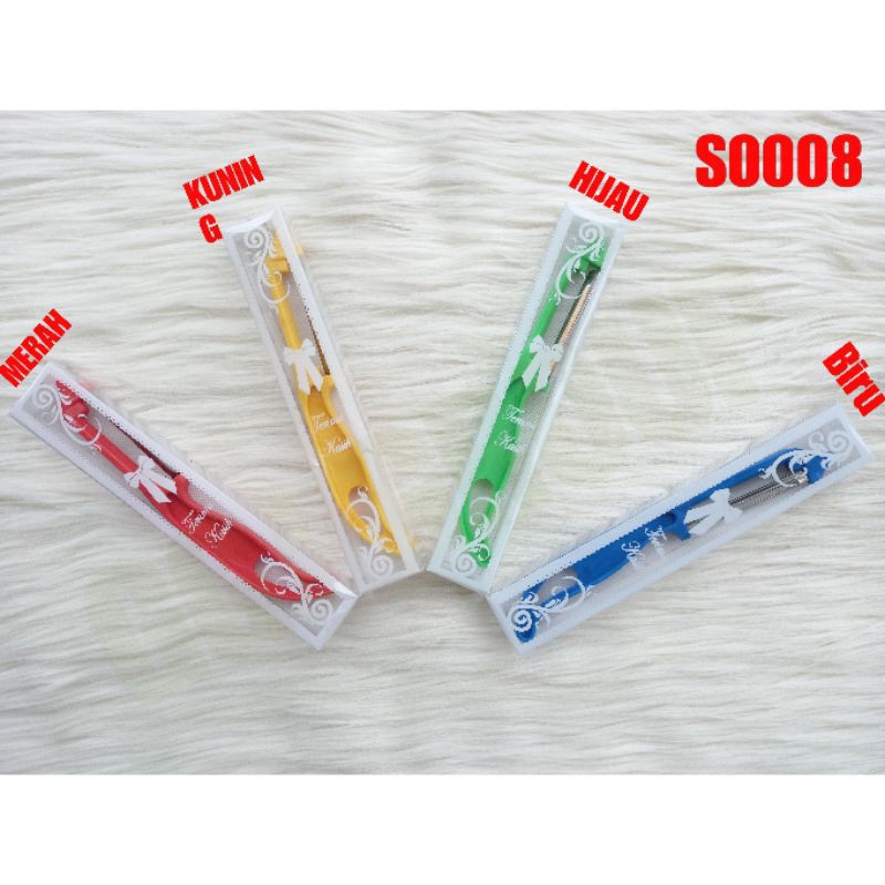 DC S ( S0008 )  SOUVENIR PENGUPAS BUAH KEMASAN MIKA / TIDAK BISA MEMILIH