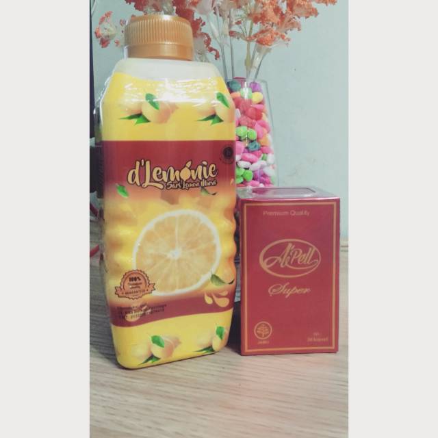 (PAKET ADEL SUPER 30 HARI) D'LEMONIE + APELL SUPER 30 HARI KAPSUL PELANGSING SUPER